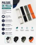 Pulso Ajustable para Reloj Inteligente – Correa Deportiva en Nylon Varios Colores
