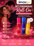 Set de Perfumes Roll-On con Feromonas x3 – Aromas Granada, Cítricos y Soda Amorosa