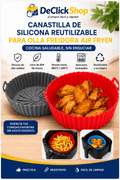 Canastilla de Silicona Reutilizable para Air Fryer – Antiadherente y Fácil de Limpiar