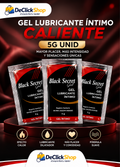 Black Secret Gel Lubricante Íntimo con Efecto Cálido – Sobre de 5 g