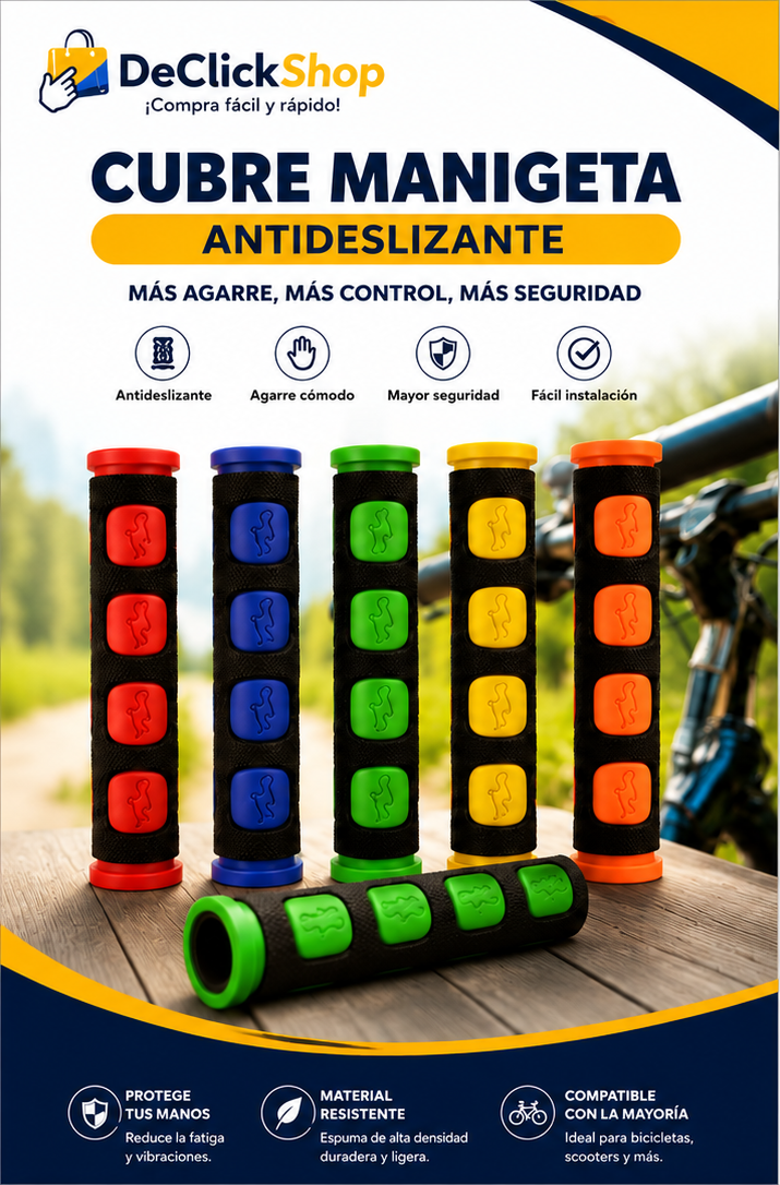 Cubre Manigueta Deportivo Antideslizante para Moto