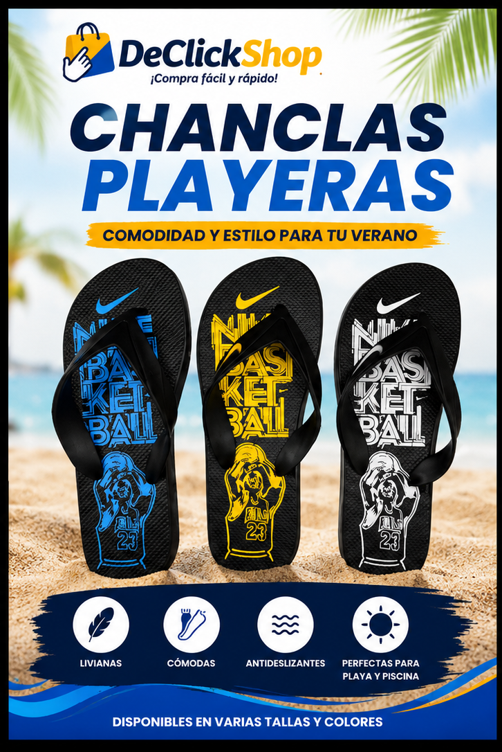 Chanclas Playeras Urbanas para Hombre – Ligeras, Cómodas y Antideslizantes
