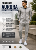 Conjunto Deportivo Aurora para Hombre – Chaqueta y Pantalón en Tela Aruba