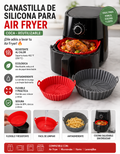 Canastilla de Silicona para Air Fryer – Cocina sin Ensuciar