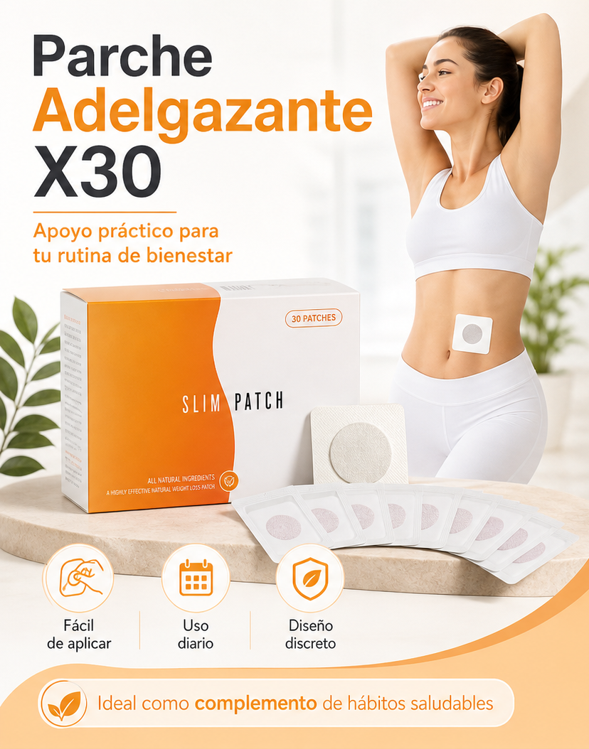 Parches Corporales de Bienestar X30 – Uso Diario y Aplicación Discreta