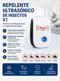 Repelente Ultrasónico de Insectos y Roedores X1 – Control de Plagas sin Químicos