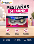 Pestañas Postizas 6D Mink Reutilizables – Efecto Natural y Volumen Premium