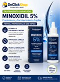 Loción Capilar Minoxidil 5% x 120 ml – Tratamiento para Fortalecimiento y Crecimiento Capilar