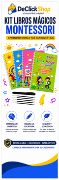 Kit de Cuadernos Mágicos Reutilizables para Preescolar 4 en 1