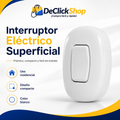 Interruptor Eléctrico Superficial Blanco Individual