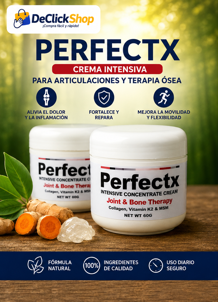 Perfectx Crema Intensiva para Articulaciones y Dolores Musculares x 2 Und