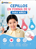 Cepillo Dental Infantil en Forma de U con Cerdas Suaves