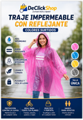 Traje Impermeable con Reflectante – Protección Liviana para Lluvia