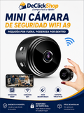 Mini Cámara de Seguridad WiFi A9 Portátil con Imán y Monitoreo desde el Celular