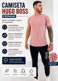 Camiseta Deportiva para Hombre con Estampado BOSS – Algodón Licrado