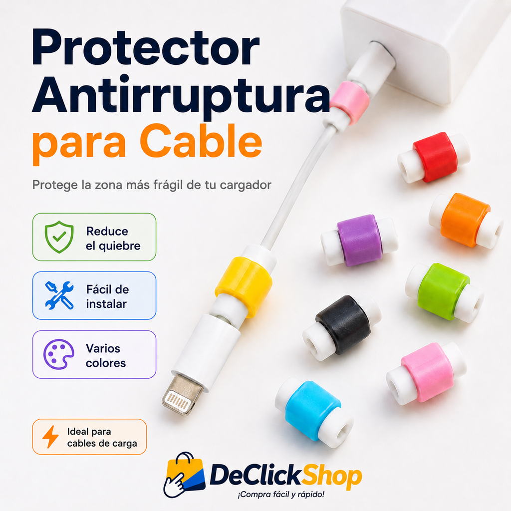 Protector Antirruptura para Cable de Carga