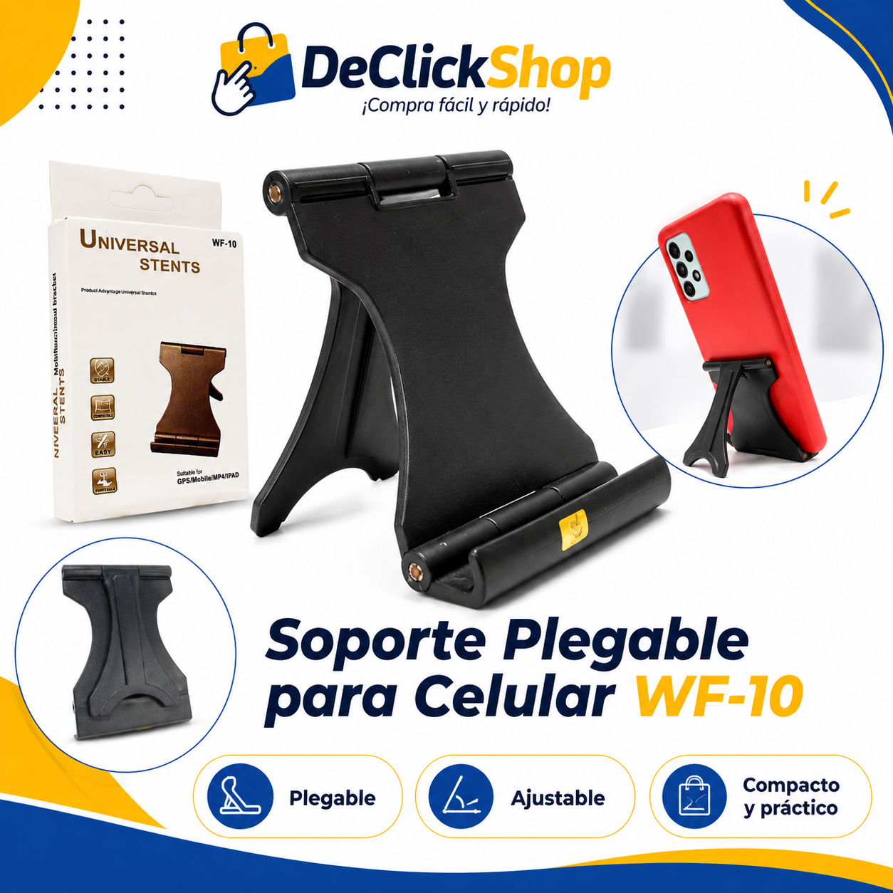 Soporte Plegable y Ajustable para Celular WF-10