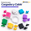 Kit Protector Decorativo para Cargador y Cable con Diseño de Alas