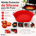 Molde Protector de Silicona para Air Fryer – Reutilizable, Antiadherente y Fácil de Limpiar