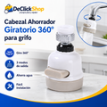Cabezal Ahorrador Giratorio 360° para Grifo con 3 Modos de Salida