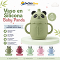 Vaso en Silicona Baby Panda para Bebé