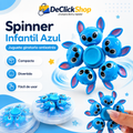 Spinner Infantil Azul Antiestrés con Diseño de Personaje Tierno V617