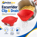 Escurridor Universal Clip & Drain para Ollas y Sartenes