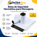 Bolsa de Seguridad Hermética para Mensajería 19 x 25 cm - Pack x100 unidades