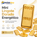 Mini Lingote Dorado de la Prosperidad – Amuleto Energético de Abundancia y Éxito
