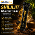 Shilajit Premium en Sachet 15 ml con Café, Guaraná y Frutos Naturales