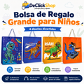 Bolsa de Regalo Infantil Grande con Diseños de Dinosaurios – 31 × 42 × 12 cm