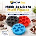 Molde de Silicona Multi Figuras para Chocolates y Mini Postres