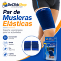 Par de Musleras Elásticas Deportivas de Compresión y Soporte