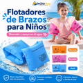 Flotadores Inflables de Brazos para Niños – Par de Manguitos para Piscina y Playa