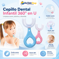 Cepillo Dental Infantil 360° en U con Cerdas Suaves