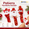 Pulsera Navideña Surtida en Felpa con Ajuste Práctico