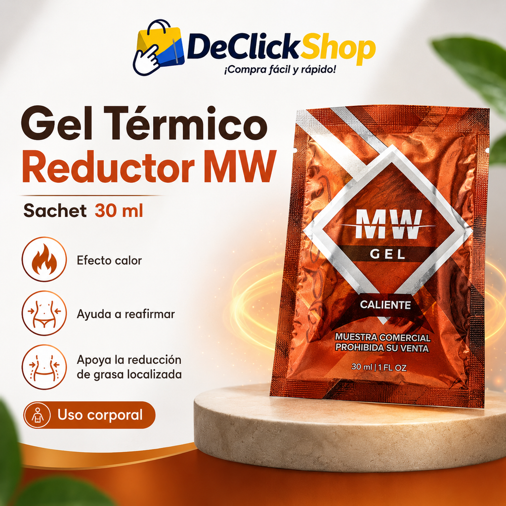 Gel Térmico Corporal MW Efecto Calor – Sachet 30 ml