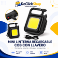 Mini Linterna LED COB Recargable con Llavero – 4 Modos de Iluminación