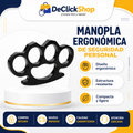 Manopla Ergonómica Metálica de 4 Dedos para Seguridad y Emergencia