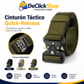 Cinturón Táctico Quick-Release en Nylon Reforzado