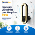 Repelente Ultrasónico para Mosquitos TS06 Enchufable – Compacto para Hogar, Habitación u Oficina