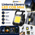 Linterna Llavero Mini LED COB Recargable 4 en 1