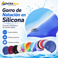Gorro de Natación en Silicona x2 con Estuche – Colores Surtidos