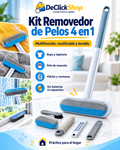 Kit Removedor de Pelos 4 en 1 Reutilizable