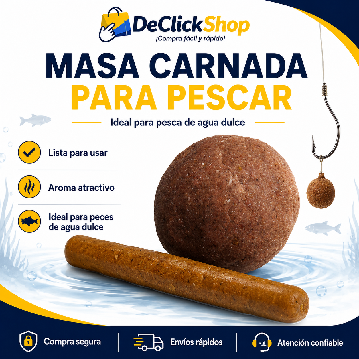 Masa Carnada para Pescar – Ideal para Pesca en Agua Dulce