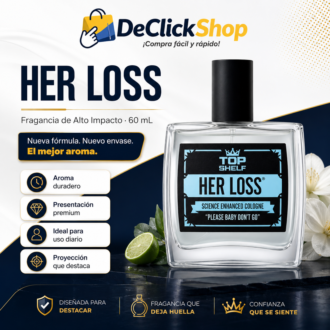 HER LOSS – Fragancia Masculina de Alto Impacto 60 mL
