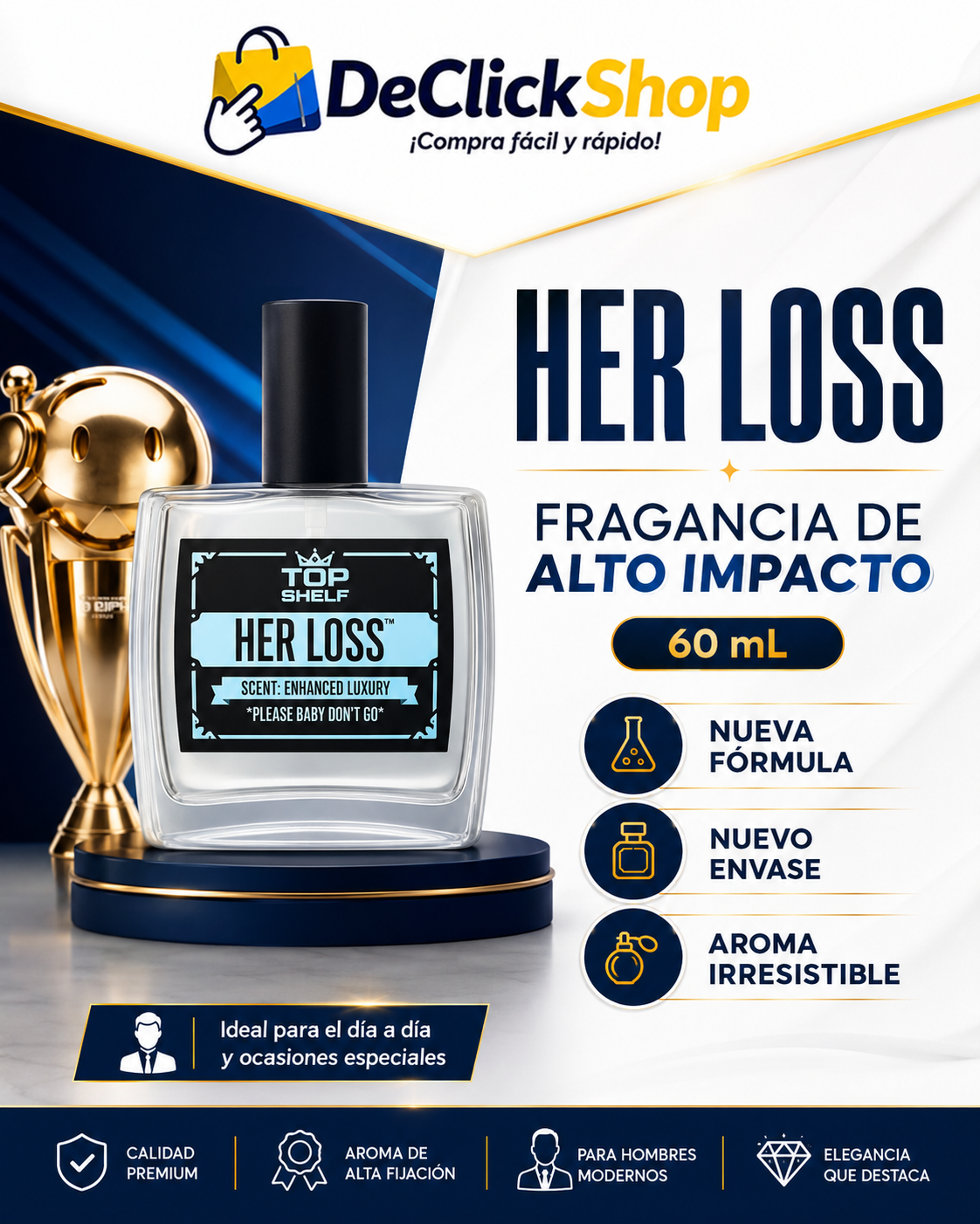 Her Loss – Fragancia Masculina de Alto Impacto 60 mL