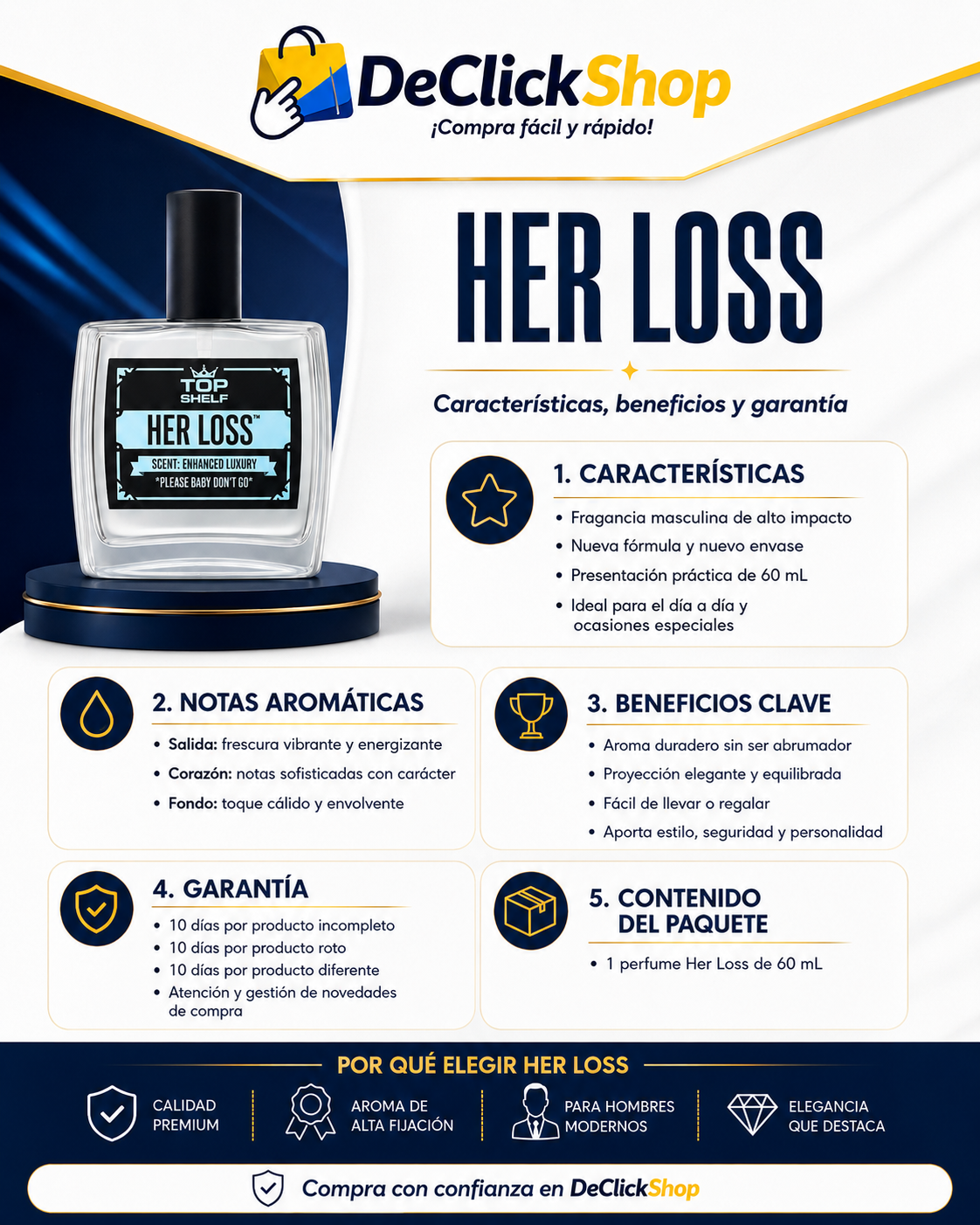 Her Loss – Fragancia Masculina de Alto Impacto 60 mL