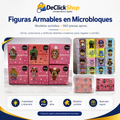 Figura Armable en Microbloques de 560 Piezas – Personaje Surtido