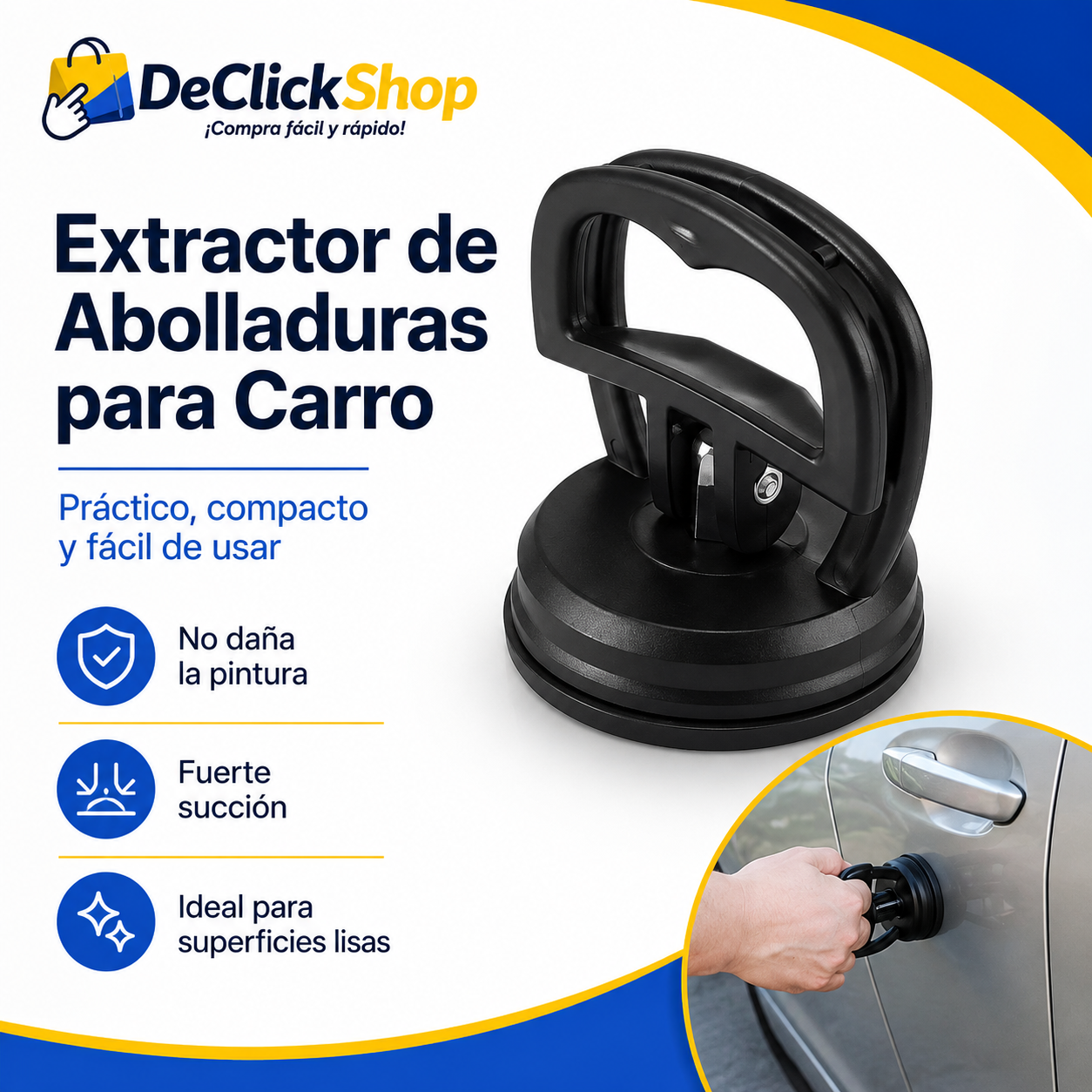 Extractor de Abolladuras para Carro con Ventosa – Fácil de Usar